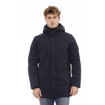 Stylish Long Jacket with External Welt Pockets L Men