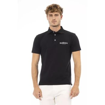 Embroidered Logo Polo Shirt with Short Sleeves L Men