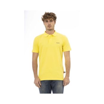 Baldinini Trend Men's Yellow Cotton Polo Shirt - 3XL