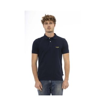 Baldinini Trend Men's Blue Cotton Polo Shirt - L