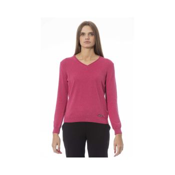 Baldinini Trend Women's Fuchsia Polyamide Sweater - L