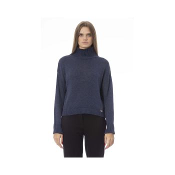 Baldinini Trend Women's Blue Viscose Sweater - M