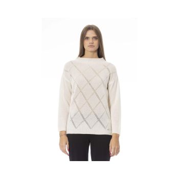 Baldinini Trend Women's Beige Wool Sweater - XS