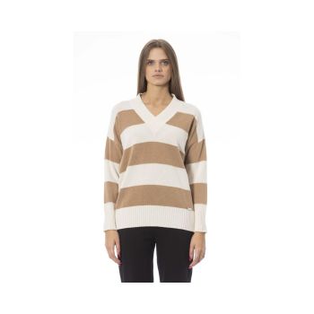 Baldinini Trend Women's Beige Wool Sweater - M