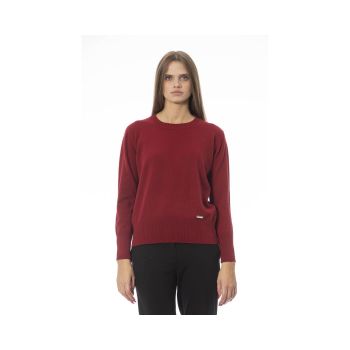 Baldinini Trend Women's Red Wool Sweater - 42 IT