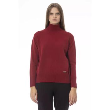 Baldinini Trend Women's Red Wool Sweater - 40 IT