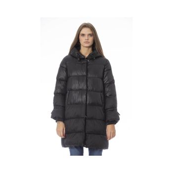 Baldinini Trend Women's Black Nylon Jackets & Coat - 3XL