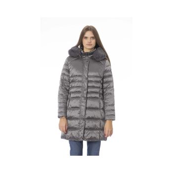 Baldinini Trend Women's Gray Polyester Jackets & Coat - L