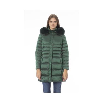 Baldinini Trend Women's Green Polyester Jackets & Coat - L