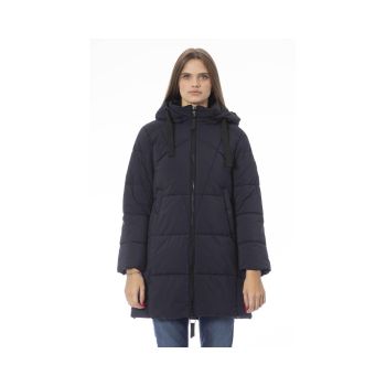 Baldinini Trend Women's Blue Polyester Jackets & Coat - L