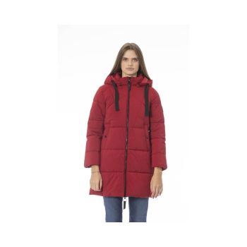 Baldinini Trend Women's Red Polyester Jackets & Coat - L