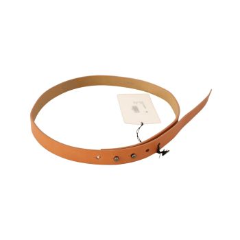 Costume National Fashion Leather Belt with Silver-Tone Fastening 85 cm Women