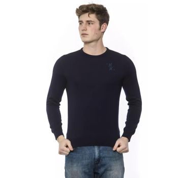 Logo Embroidered Crewneck Sweater in Merino Wool 48 IT Men