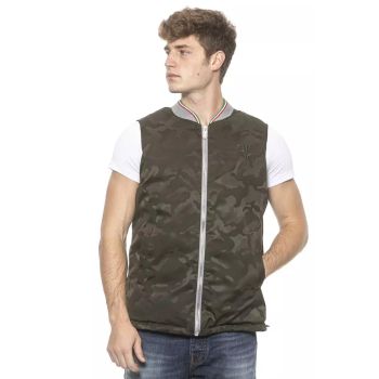 Contrasting Knit Mens Vest 2XL Men