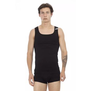 Stretch Cotton Logoed Tank Top S Men