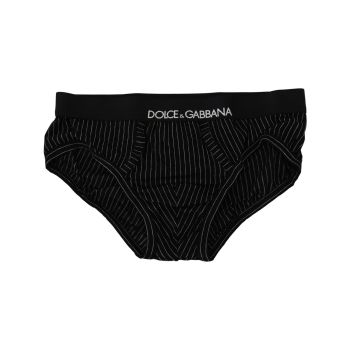 Stylish Dolce & Gabbana Striped Underwear Brief S Men