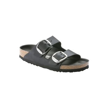 Oiled Leather Buckle Sandals with Arch Support - 36 EU