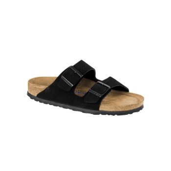 Birkenstock Adjustable Strap Cork Sandals with Deep Heel Cup & Arch Support in Black - 36 EU