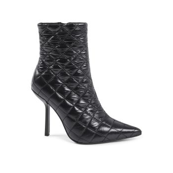 Fabric High Heel Ankle Boot - 36 EU