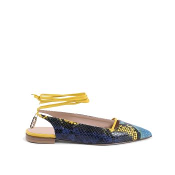 Python Pointed Toe Slingback with Slave Laces - 37 EU