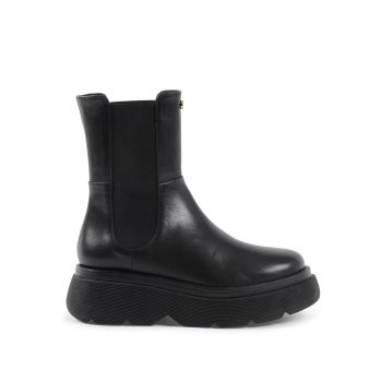 Paneled Leather Chelsea Ankle Boot - 39 EU