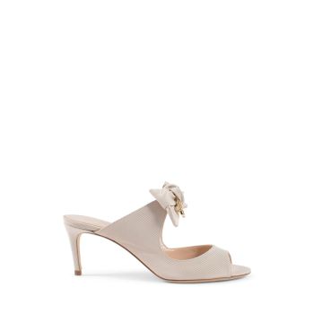 Grosgrain Bow Heel Mule - 39 EU