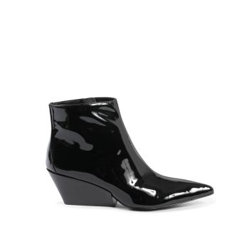 Leather Ankle Boot with 6cm Heel - 41 EU