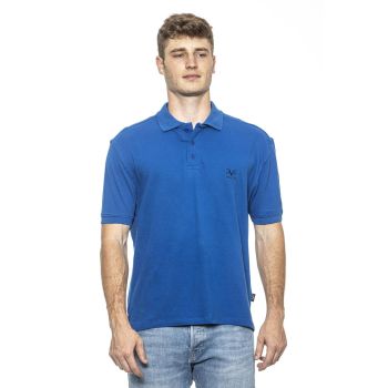 Polo Shirt with Embroidered Detailing - L