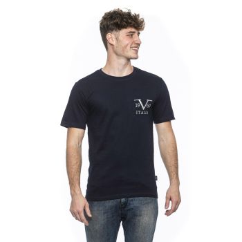 Navy  Cotton T-Shirt - 2XL