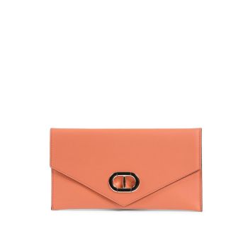 Italian Leather Envelope Clutch - One Size