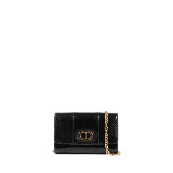 Python Chain Strap Clutch - One Size