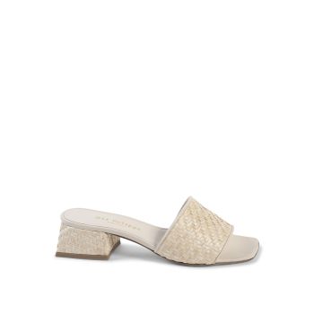 Natural Raffia Mule - 36 EU