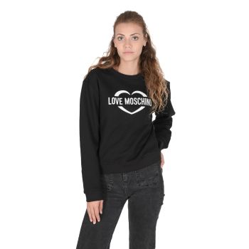 Cotton Sweatshirt with Inlay - 38 EU