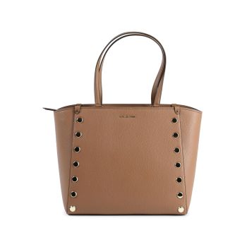 Leather Tote Bag - One Size