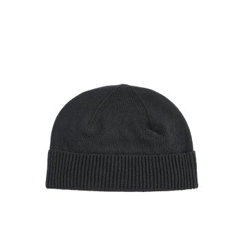 Crown of Edinburgh Cashmere Women's Cashmere Womens Classic Beanie in Black - One Size