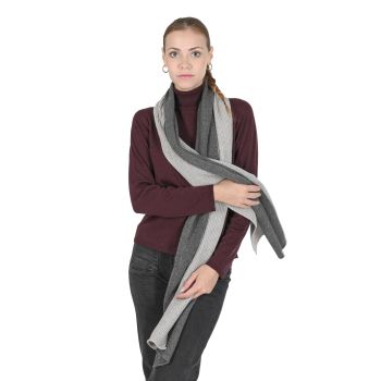 Crown of Edinburgh Cashmere Women's Elegant Cashmere Womens Scarf in Multicolor - One Size