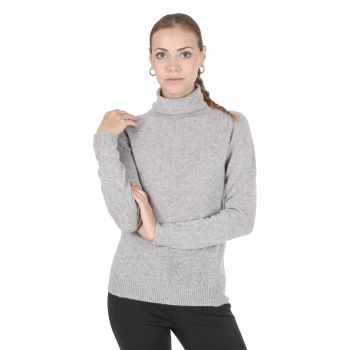 Cashmere Womens Turtleneck Sweater - Made in Italy - S