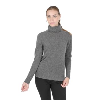 Cashmere Womens Turtleneck Sweater - 44 EU