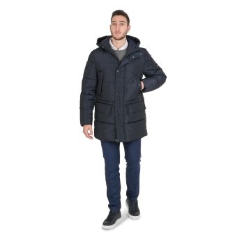 Hugo Boss Men's Dark Blue Polyester Mens Outerwear in Dark blue - 56 cm