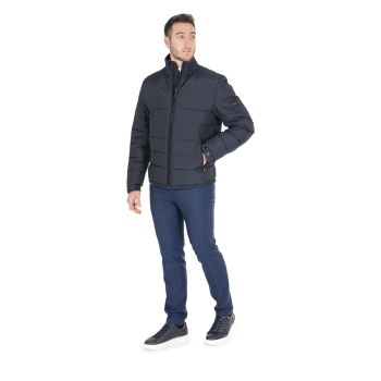 Hugo Boss Men's Dark Blue Polyester Outerwear in Dark blue - 46 EU