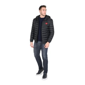 Hugo Boss Men's Black Polyamide Outerwear in Black - M