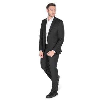 Hugo Boss Men's Black Virgin Wool Jacket in Black - 48 EU