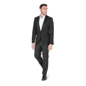 Hugo Boss Men's Black Wool Jacket in Black - 44 EU