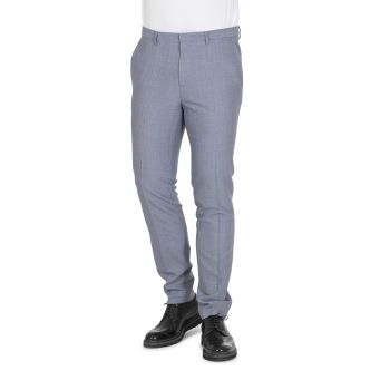 Hugo Boss Men's Light Blue Wool Blend Trousers in Sky blue - 48 EU