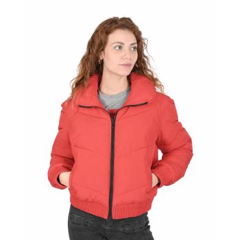 Hugo Boss Women's Red Polyamide Jacket in Red - XS