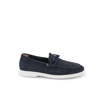 Hugo Boss Men's Dark Blue Loafer with Thermoplastic Polyurethane Composition in Dark blue - 39 EU