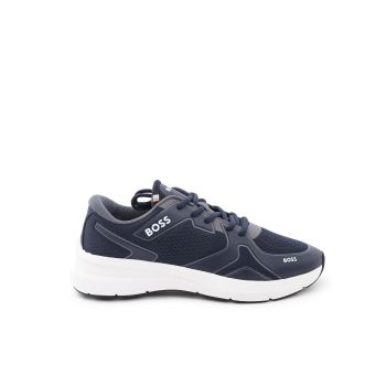 Hugo Boss Men's Blue Thermoplastic Sneakers with Ethylene Vinyl Acetate Sole in Dark blue - 42 EU