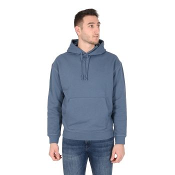 Hugo Boss Men's Cotton Blend Bright Blue Sweatshirt in Blu Elettrico - M