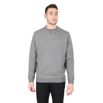 Hugo Boss Men's Grey Cotton-Polyester Sweatshirt in Grey - 2XL