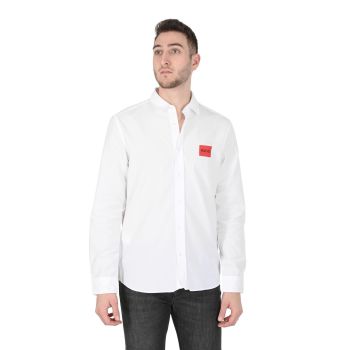 Hugo Boss Men's Cotton White Shirt in White - L